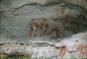 Aboriginal cave art